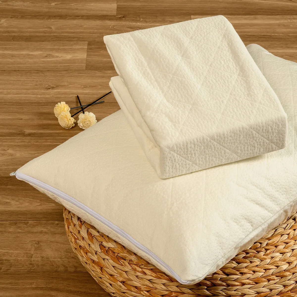 ΠΡΟΣΤΑΤΕΥΤΙΚΟ ΣΤΡΩΜΑΤΟΣ 100Χ200 ΑΔΙΑΒΡΟΧΟ BAMBOO JACQUARD