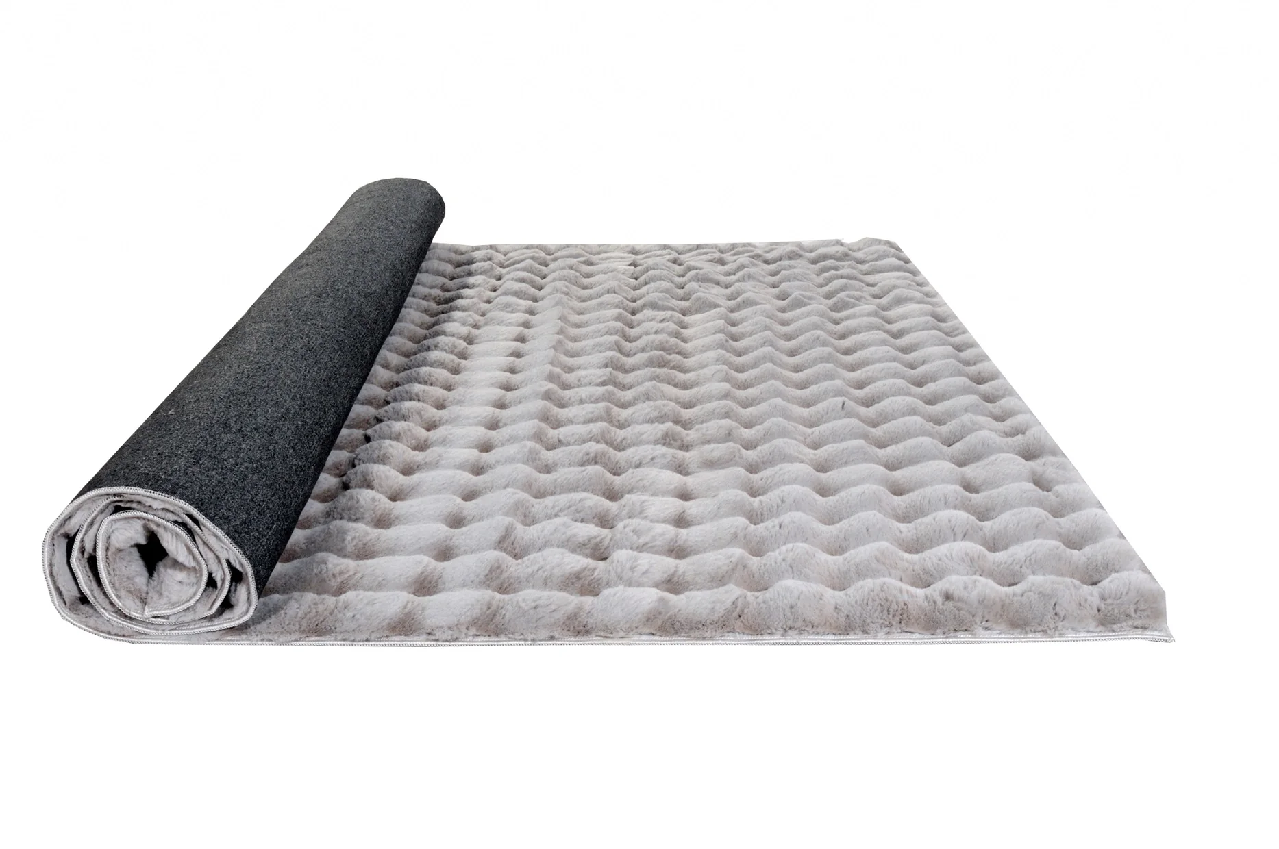 Μονόχρωμο Χειμερινο Χαλί FUZZY 26164-095