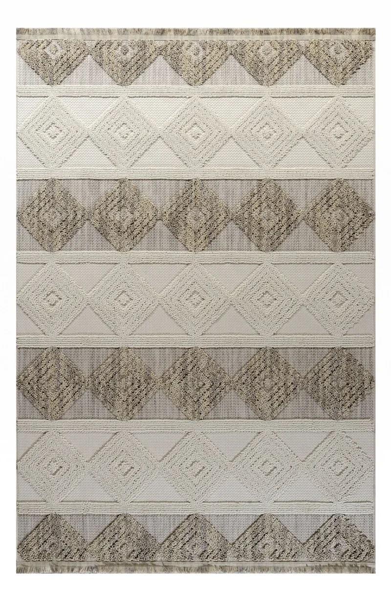 Μονόχρωμο Χειμερινο Χαλί GARDEN 61578-096