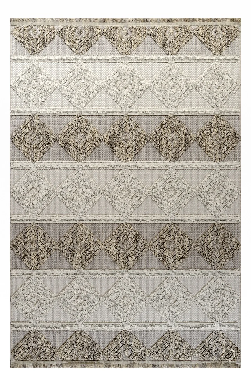 Μονόχρωμο Χειμερινο Χαλί GARDEN 61578-096