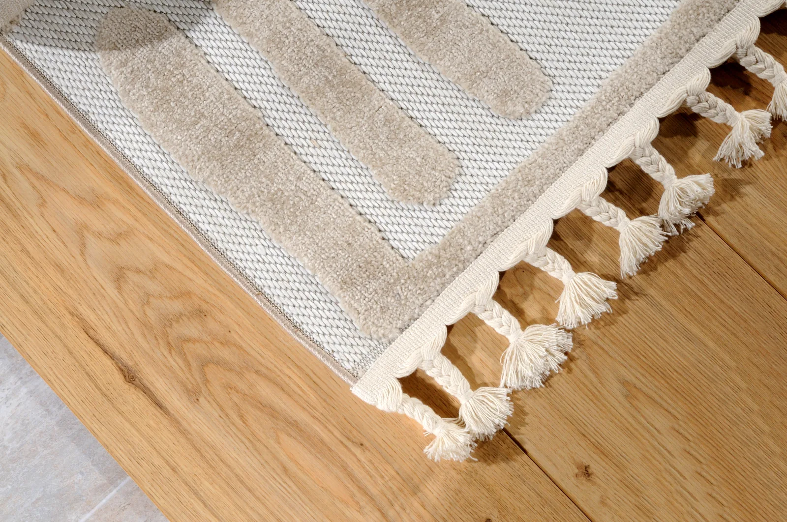 Μονόχρωμο Καλοκαιρινό Χαλί TENERIFE 75076-070