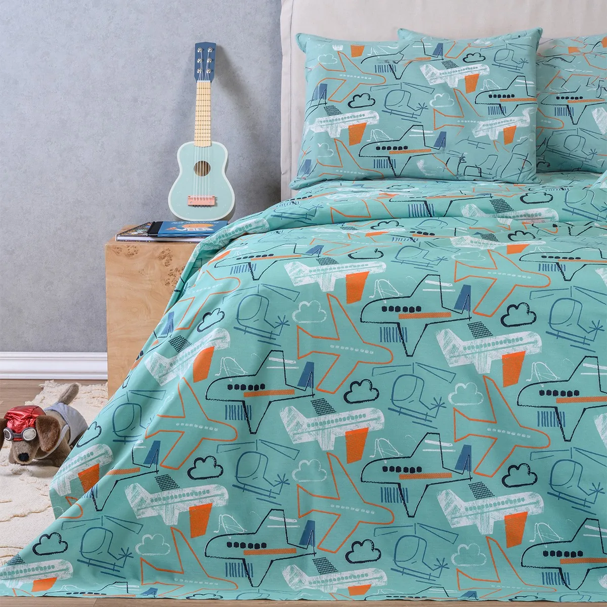 ΣΕΤ ΠΑΠΛΩΜΑΤΟΘΗΚΗ (2 ΤΕΜ.)  PLANEUR KIDS LINE (165X245)