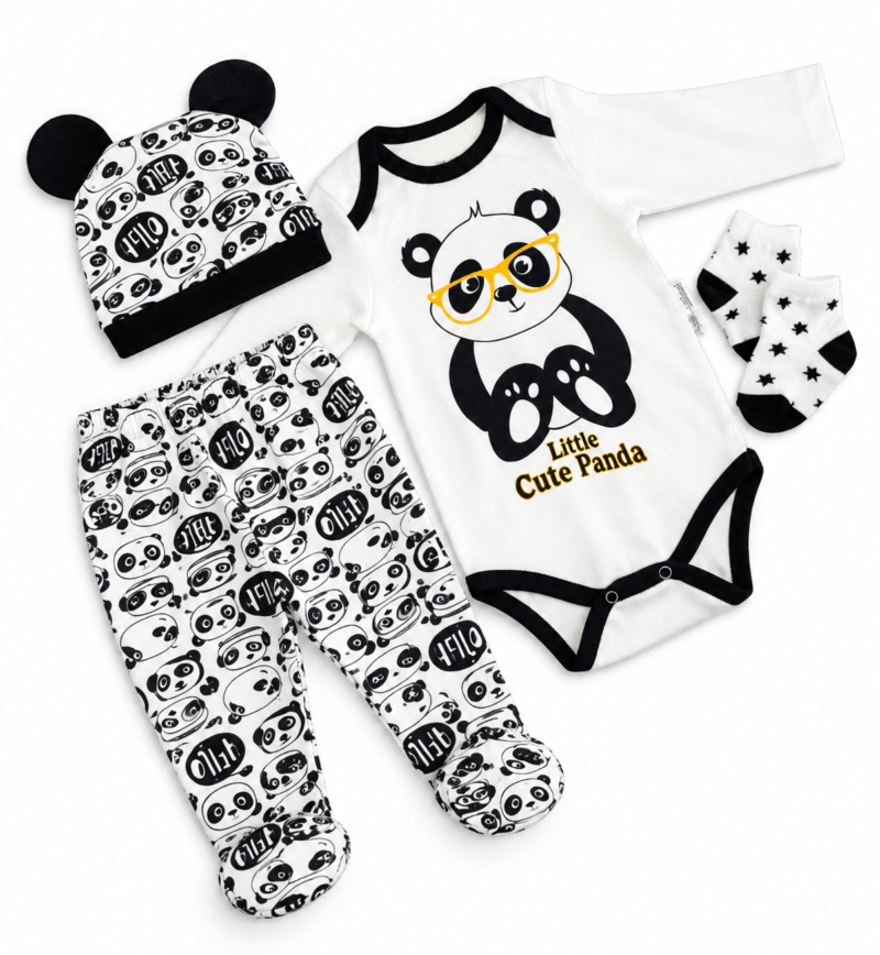 Βρεφικό Καλάθι Δώρου Little Panda με Φωτιστικό & Άλμπουμ Αναμνήσεων